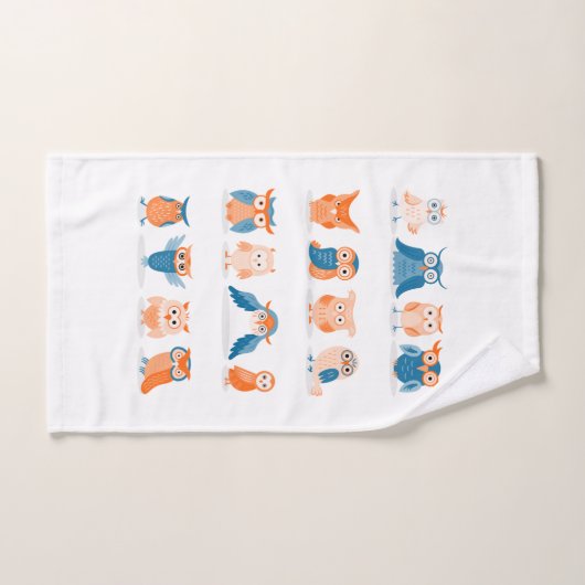 Cute Owls Handdoek (Handdoek)