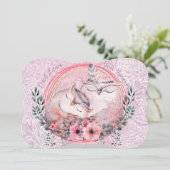 Cute Owls Holiday Kaart (Staand voorkant)