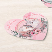 Cute Owls Kartonnen Onderzetters (Gekanteld)