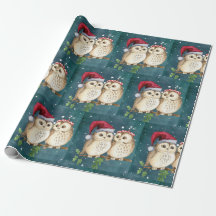 Cute Owls Kerstmis