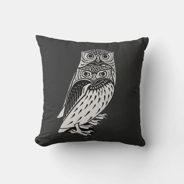 Cute owls kussen (Voorkant)