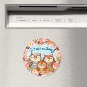 Cute Owls Magneet (Insitu (Vaatwasser))