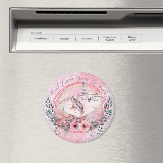 Cute Owls Magnet (Insitu (Vaatwasser))