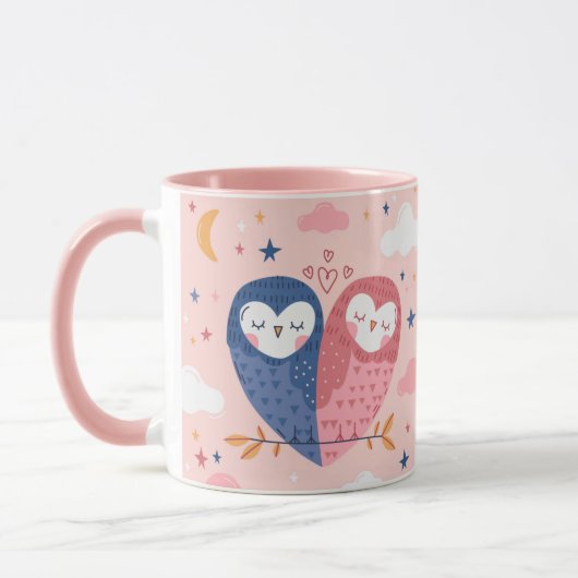 Cute Owls Mok (Links)