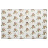 Cute Owls Pattern Fabric Stof (Fat Quarter)