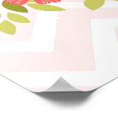 Cute Owls - Roze & Paarse Girls - Wall Poster (Hoek)