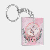 Cute Owls Sleutelhanger (Voorkant Links)