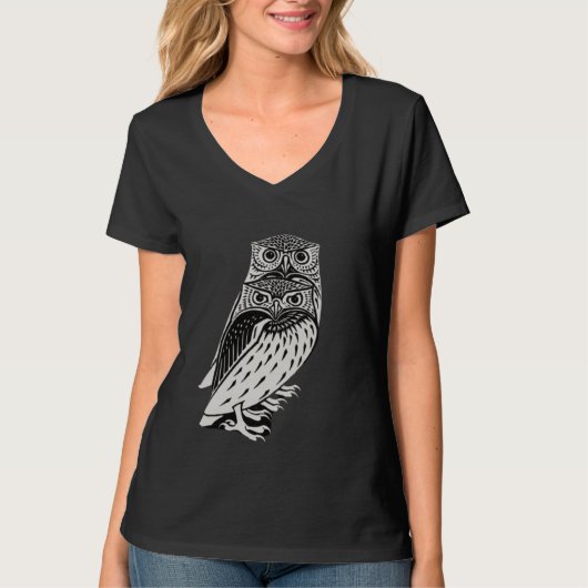 Cute owls t-shirt (Voorkant)
