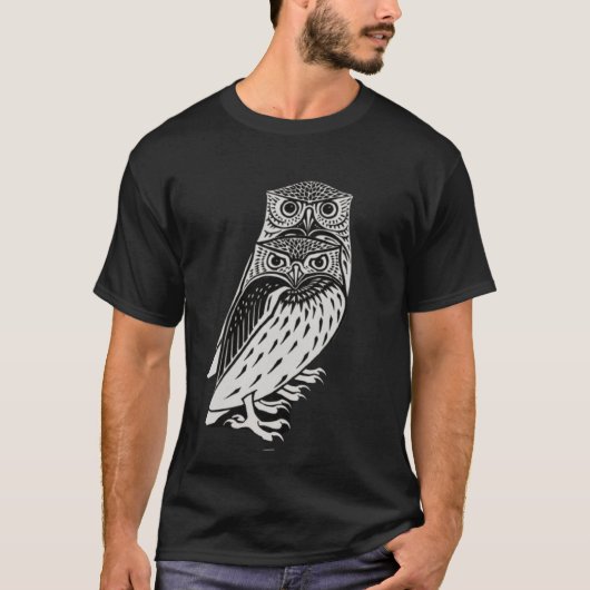 Cute owls t-shirt (Voorkant)