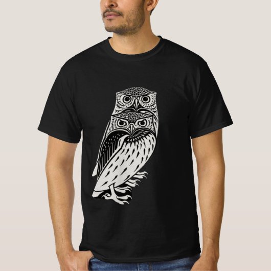 Cute owls t-shirt (Voorkant)