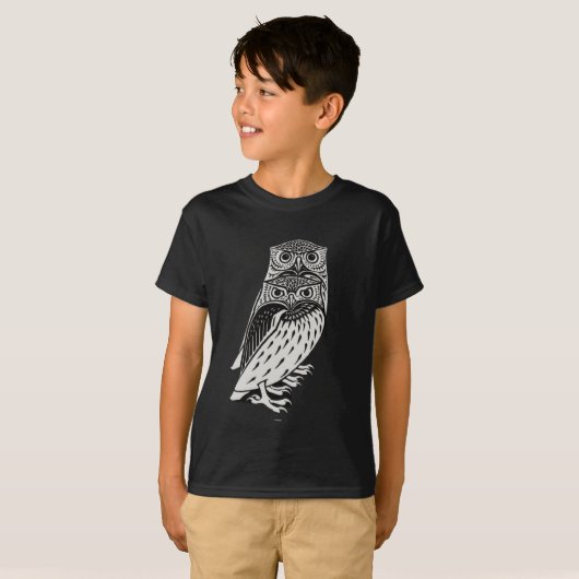 Cute owls t-shirt (Voorkant volledig)