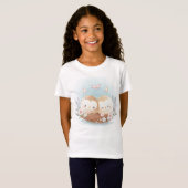 Cute Owls T-shirt (Voorkant volledig)
