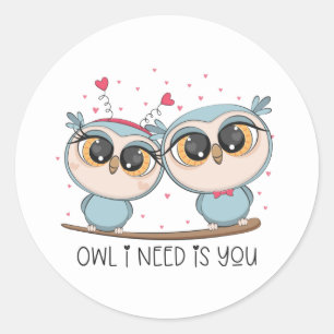 Cute Ownership in Love Ronde Sticker