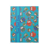 Cute Ownership Notitieblok of Jotter, Red, Blue, G (Linkerzijde)