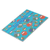 Cute Ownership Notitieblok of Jotter, Red, Blue, G (Schuin)