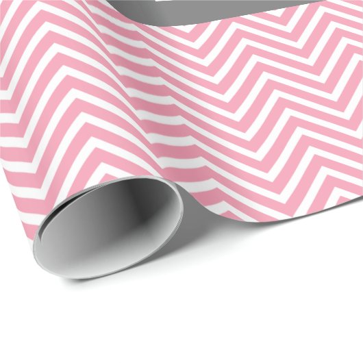 Cute Ows on Branch Baby Girl Shower Pink Cadeaupapier (Rol Hoek)