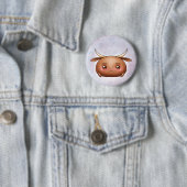 Cute Ox Blob Button (In situ)