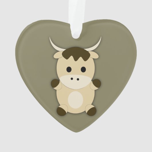 Cute Ox Ornament (achterkant)