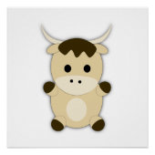 Cute Ox Perfect Poster (Voorkant)