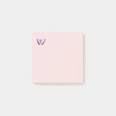 Cute Paars Butterfly Design Post-it Notes (Voorkant)