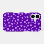 Cute Paars iPhone 16 Hoesje (Achterkant horizontaal)