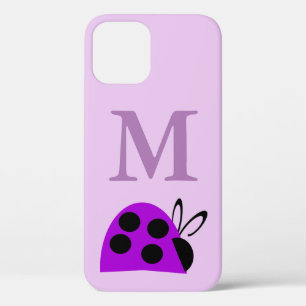 Cute Paars Ladybug Persoonlijk Case-Mate iPhone Case