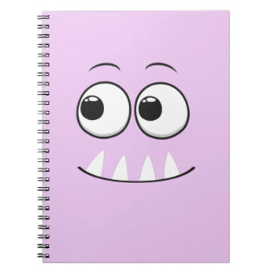 Cute Paars Monster notitieboek voor kinderen