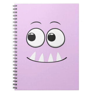 Cute Paars Monster notitieboek voor kinderen