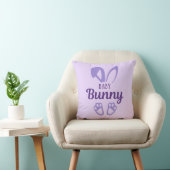 Cute Paars Paast Baby Bunny Rabbit Baby Kussen (Stoel)