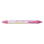 Cute Paars & Roze Snoep Rozen Aangepaste naam Pen (Achterkant)