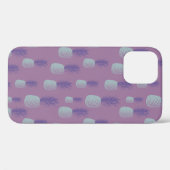 Cute Paarse anananapple Pattern Case-Mate iPhone Case (Achterkant (horizontaal))