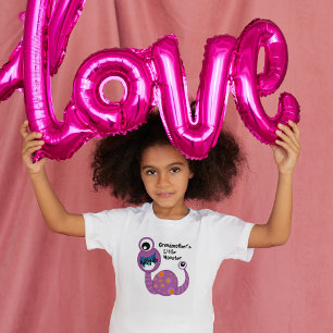 Cute Paarse Cyclops Monster Funny Fun voor kindere T-shirt