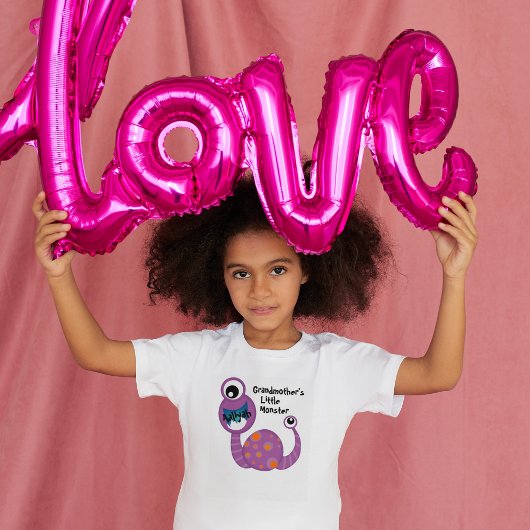 Cute Paarse Cyclops Monster Funny Fun voor kindere T-shirt