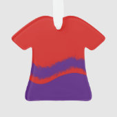 Cute Paarse Dress Ornament (achterkant)