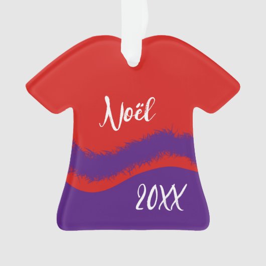 Cute Paarse Dress Ornament (voorkant)