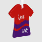 Cute Paarse Dress Ornament (voorkant)