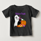 Cute Paarse Glitter Trick or treat Halloween (Voorkant)