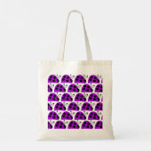 Cute Paarse Ladybug Tote Bag (Achterkant)