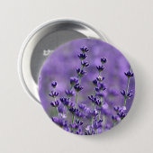 Cute Paarse Lavender Flowers Ronde Button 7,6 Cm (Voorkant /achterkant)