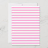 Cute Paarse Monster | Monster Bash Girls Birthday Kaart (Achterkant)