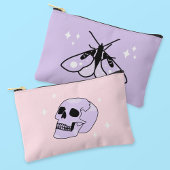 Cute Paarse Mot Ritssluiting Zak Etui