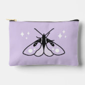 Cute Paarse Mot Ritssluiting Zak Etui (Voorkant)