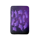 Cute Paarse Neon Kitten Group Badmat (Voorkant Verticaal)