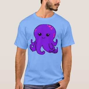 Cute Paarse Octopus T-shirt
