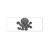 Cute Paarse Octopus Thunder_Cove Rubberstempel (Gestempeld)