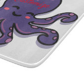 Cute Paarse Octopus Thunder_Cove Snijplank (Hoek)
