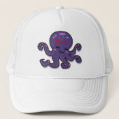 Cute Paarse Octopus Thunder_Cove Trucker Pet (Voorkant)