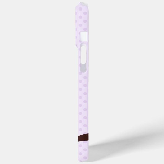 Cute Paarse Owl Case-Mate iPhone Case (Achterkant / Links)