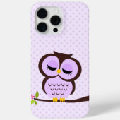 Cute Paarse Owl Case-Mate iPhone Case (Achterkant)