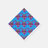 Cute Paarse People Eater Monster Servet (Hoek)